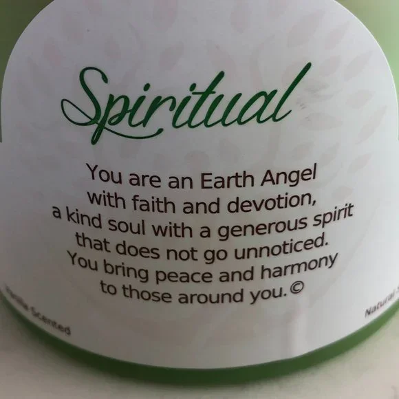 Earth Angel Spiritual Vanilla Scented Two Wick Natural Soy 12oz Candle Sz OS NWT - Picture 4 of 6